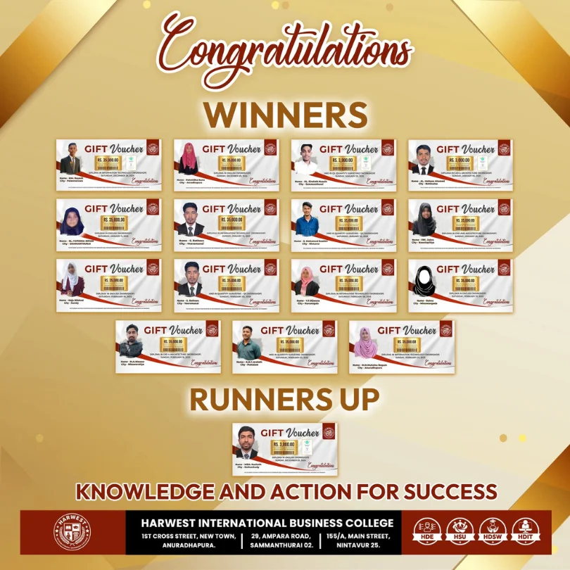 Knowledge and Action for Success Series Winners