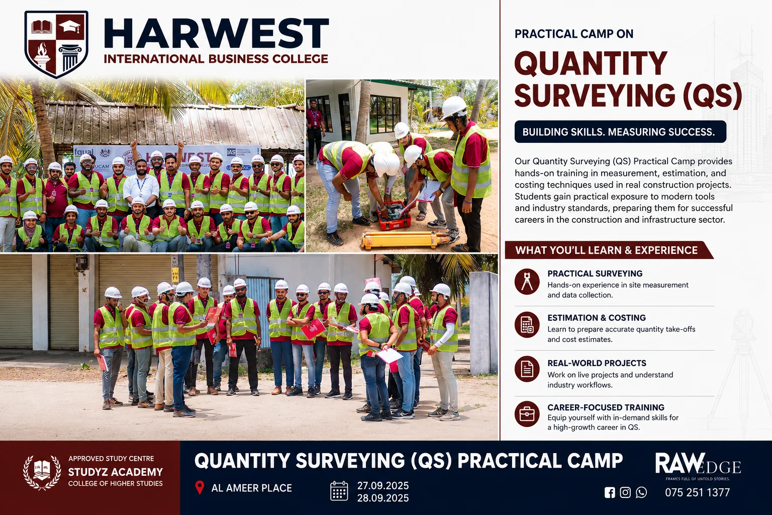 Quantity Surveying Practical Camp